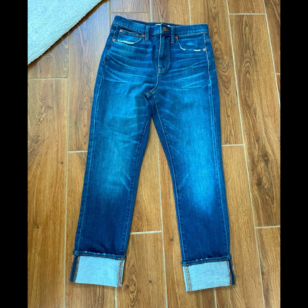 Madewell High rise slim Boy jeans